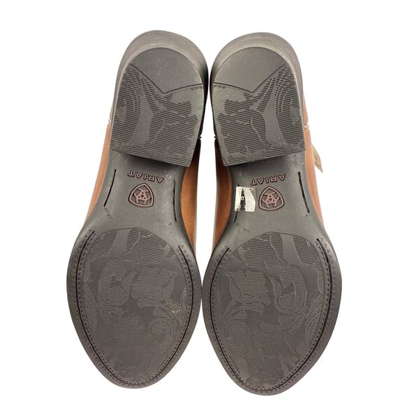 Ariat Womens Heritage Western R Toe Boots Russet Rebel Leather Size 7.5 B - Picture 8 of 12